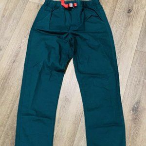 Topo Designs Women’s SZ M Climb Pants Organic Cotton Nylon Belted